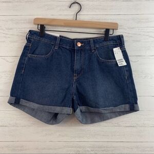 H&M Denim Rolled Cuff Shorts